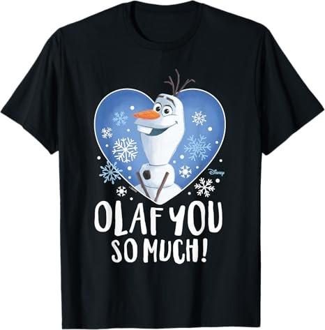 Frozen 2 Olaf You So Much Black TShirt S