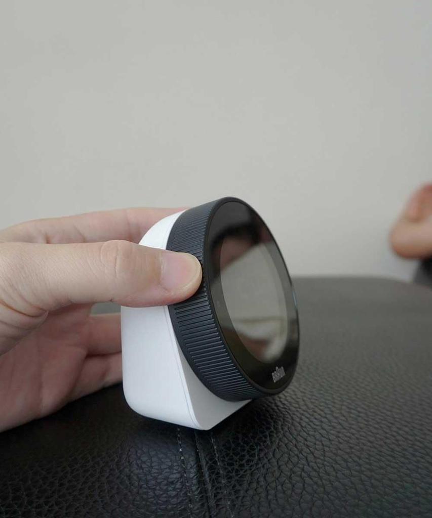 BRAUN Digital Table Clock BC24W White