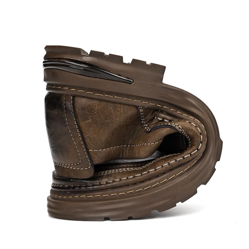 Men's Casual Leather Shoes Slip On Formal Shoes Dress Shoes Wedding Shoes