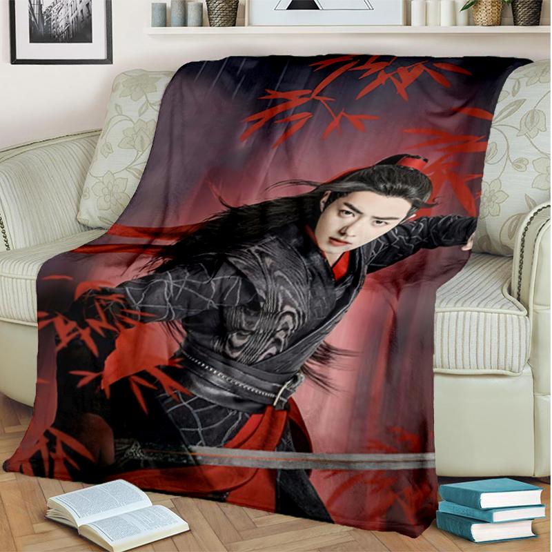 1PC The Untamed printed blanket, all season lightweight home office outdoor nap multifunctional blanket A1