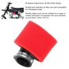 38mm 1.5in 45 Grad Abgewinkelter Schaumstoff-Luftfilter Kapselreiniger für CRF50 XR50 CRF ATV PIT DIRT BIKE 110cc 125cc Rot