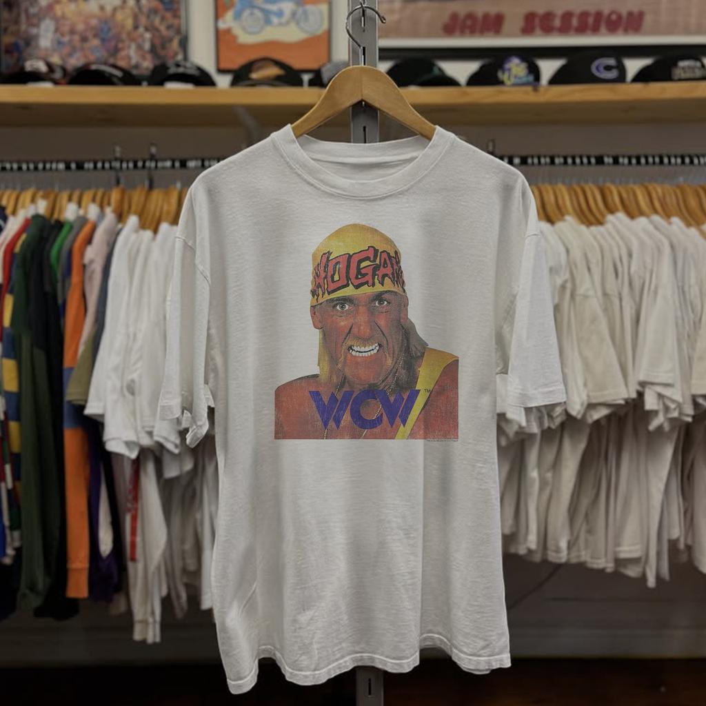 1994 Hulk Hogan WCW Promo T-Shirt White XXL