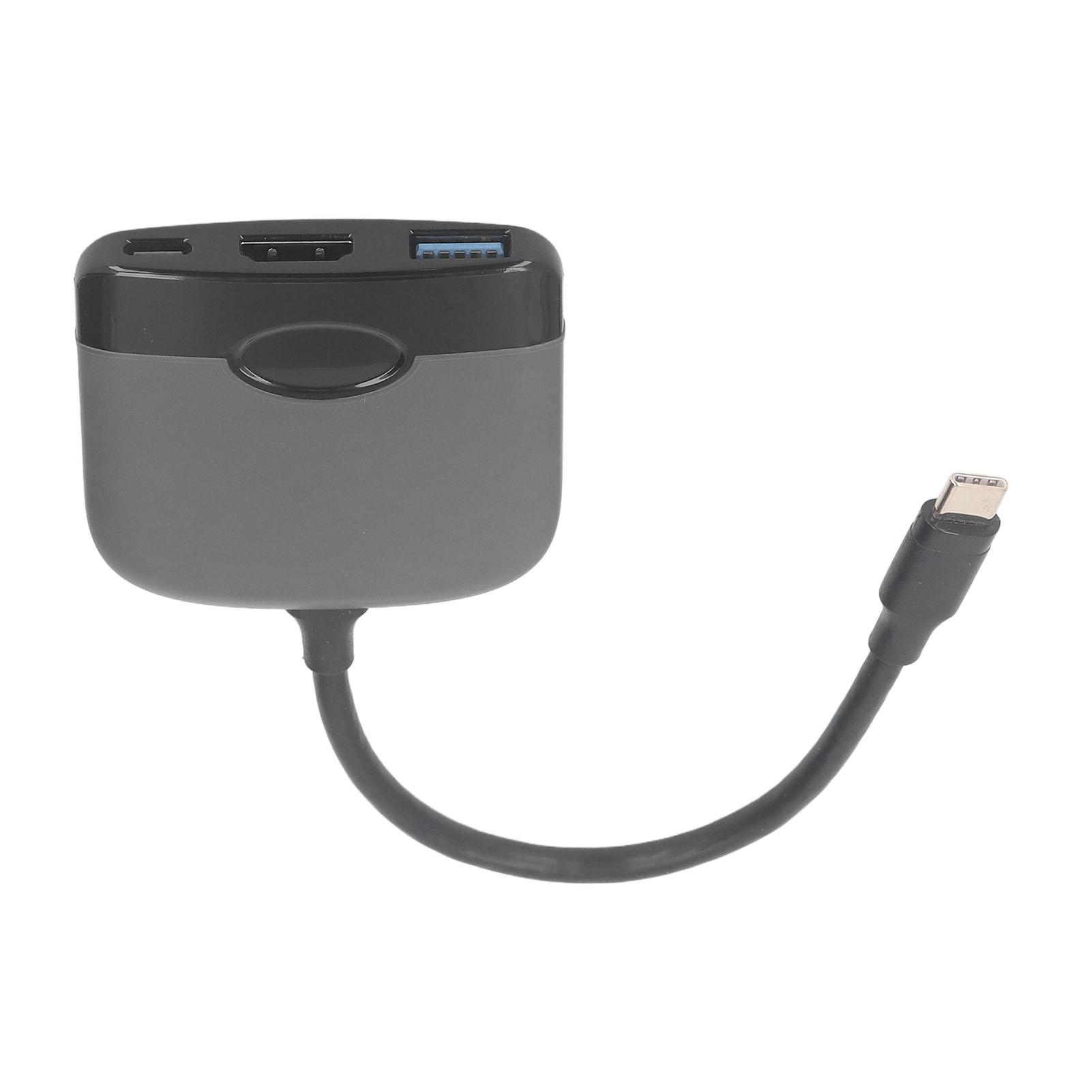 

USB C to HD Multimedia Interface Adapter for Game Console for OS Laptop for Tablet PC 55W Type C PD Docking Station
