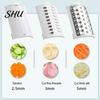 Detachable Electric Salad Maker Cheese Grater Vegetable Multi-purpose Cutter Slicer BPA-Free Potato Scrubber Shredder