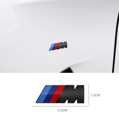 3D ABS M Badge Car Styling Body Rear Trunk Decor Sticker Car Modification Accessorie For M Power Performance M3 M5 X1 X3 X5