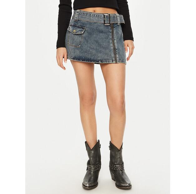 Мини-юбка One Teaspoon Moto EU 25