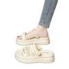 Fairy wind girl outer slippers 2025 new fashion women's cool slippers flat-bottomed soft-soled one-word casual beach shoes