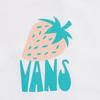 Vans Letter Strawberry Casual Breathable Versatile Fashion Round Neck Short Sleeve T-Shirt Men Tops White VN0006DMWHT