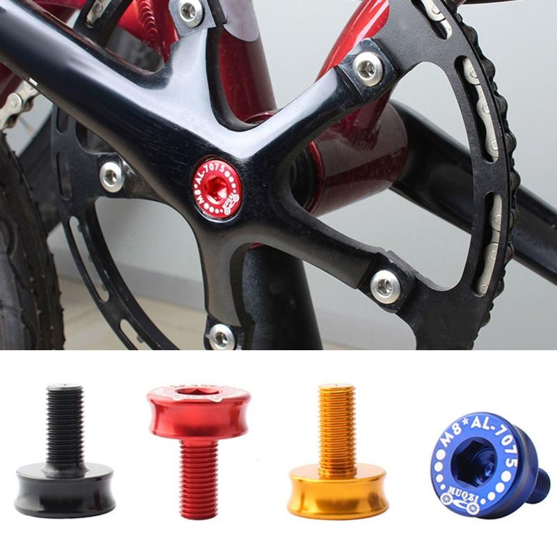 1PC Bike Square Taper Bottom Bracket Screw Aluminum Alloy Crankset Bolts Cycling Watertight Sealed Crank Nut Crank Screw