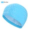Waterproof Adults Swimming Cap Durable PU Fabric Anti-Shedding Ear Protect Hat for Pool Diving Bath Use