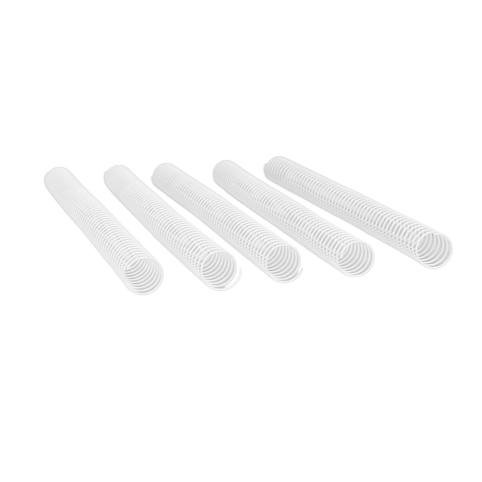 

100Pcs Metal Spiral Binding Coils 19mm Diameter 48 Teeth 4:1 Pitch 170 Sheet Capacity Binding Spirals for Paper