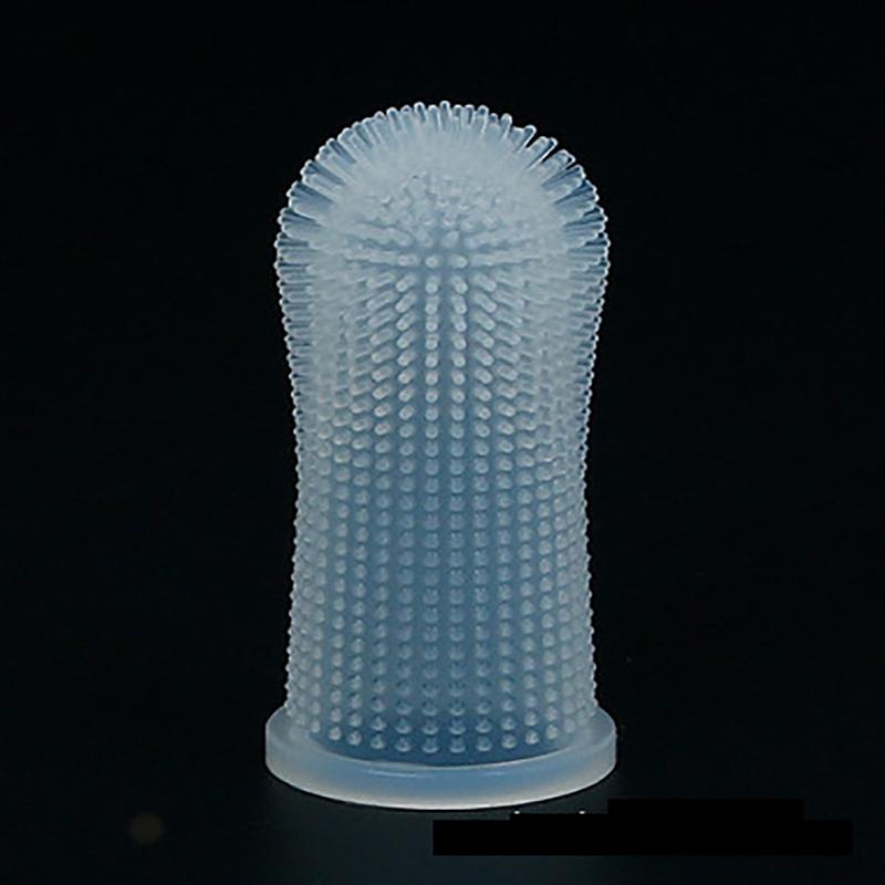 Pet Finger Toothbrush 1PC Bedding Cat and Dog Oral Cleaning Toothbrush Anti-tartar Pet Supplies Soft Teeth Silicone