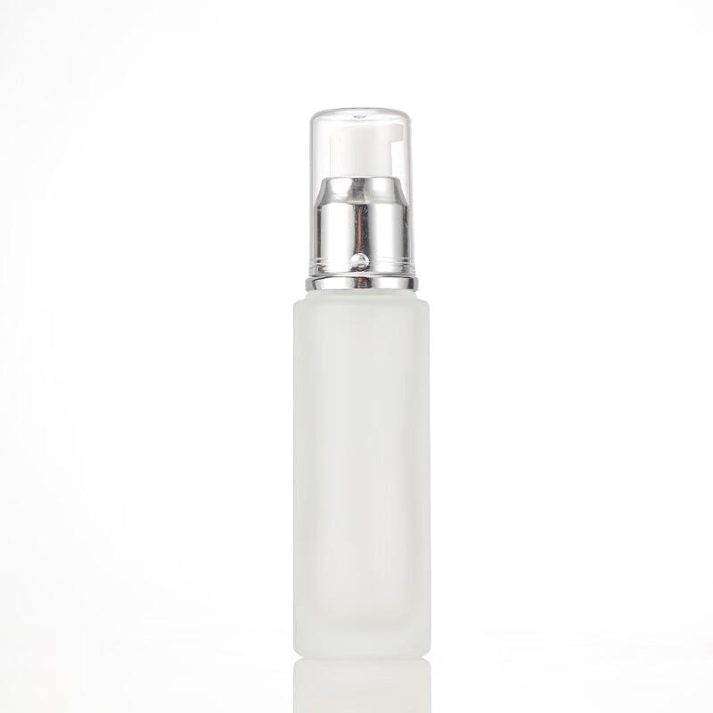 OIMG Transparent Vacuum Pump Travel Dispenser Bottle