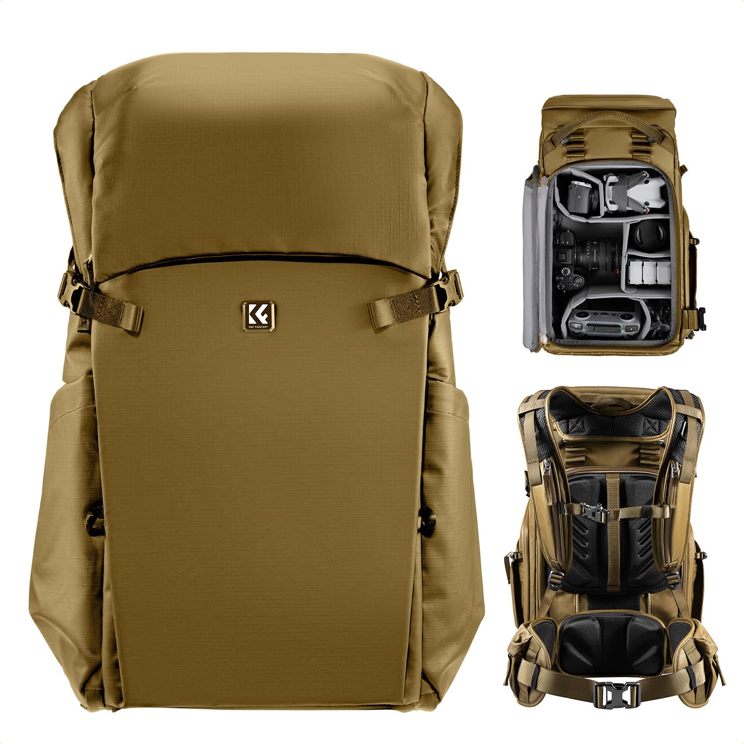 

Concept Camera Camera 30L Large Fits and Other SLR Business and Professional Outdoor Photography Adventure Backpack K&F Bag, Backpack, Capacity,