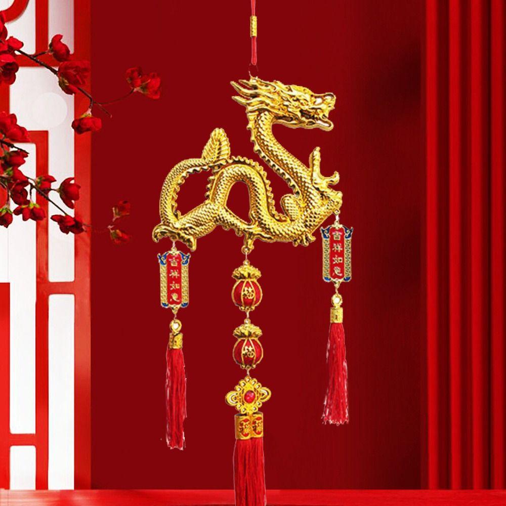 

Подвеска Года Золотого Дракона 3D Подвеска Дракона Зодиака Креативная Новогодняя Подвеска Дракона Автомобиль