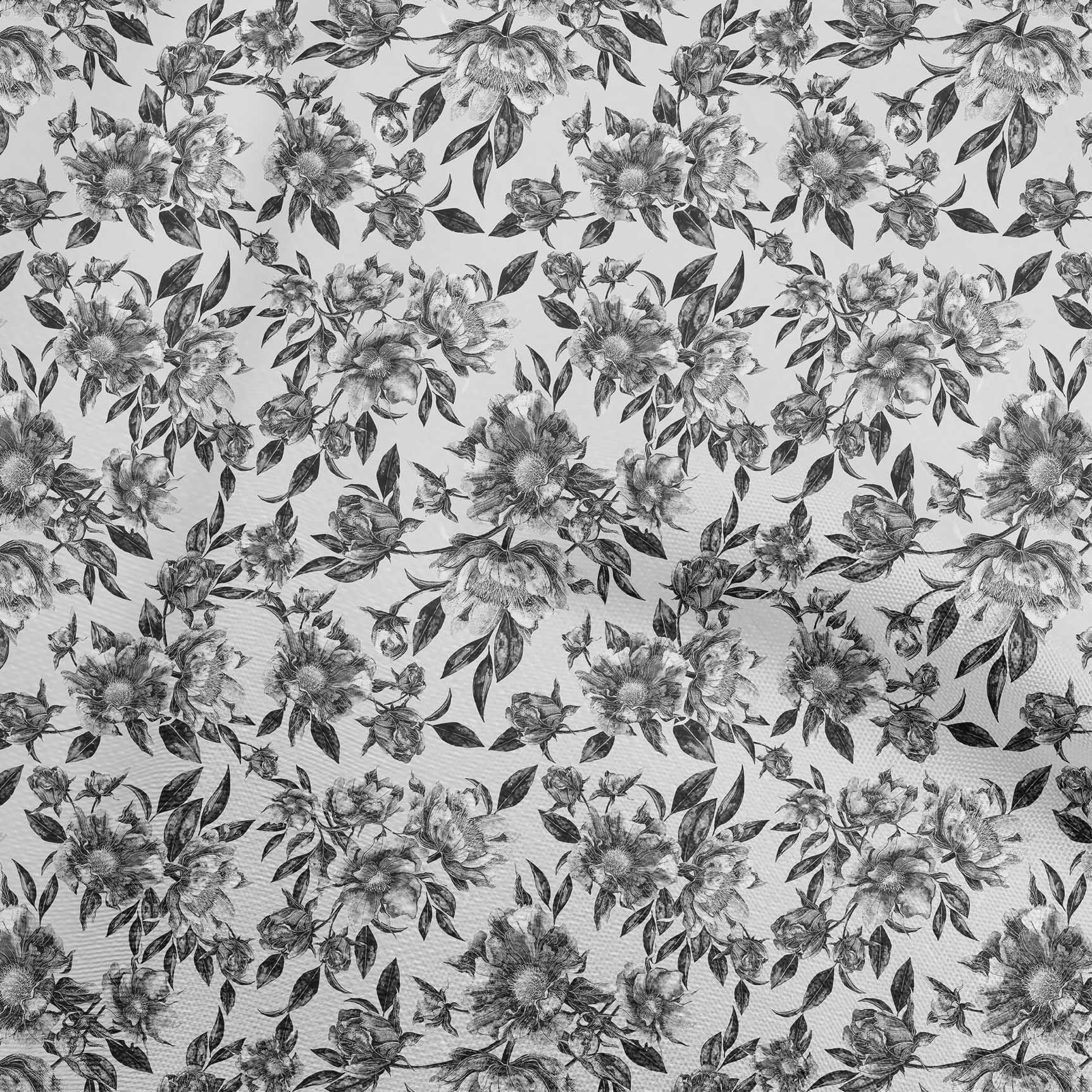 

oneOone Бавовняна гнучка тканина Dusty Green Fabrics Florals Craft Projects Decor Fabric Printed By The Yard 40 дюймів 42 Inch Wide - Viscose Chiffon білий