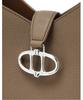 Athe Vanessabruno [Maron] Mocha Mousse Shrunken Leather Hobo Bag M (Silver Hardware) Aaba6F407I3