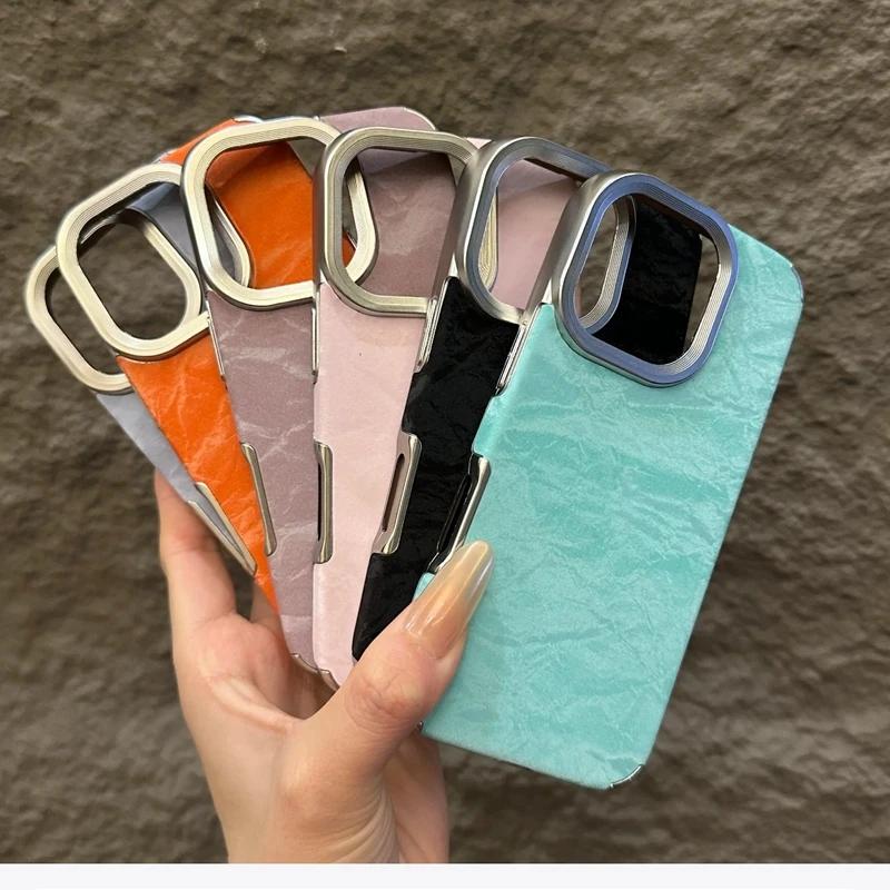 Soft Silicone Leather Snow Mountain Pattern Phone Case For iPhone 11 12 13 14 15 16 17 Pro Max Plus Shockproof Bumper Cover