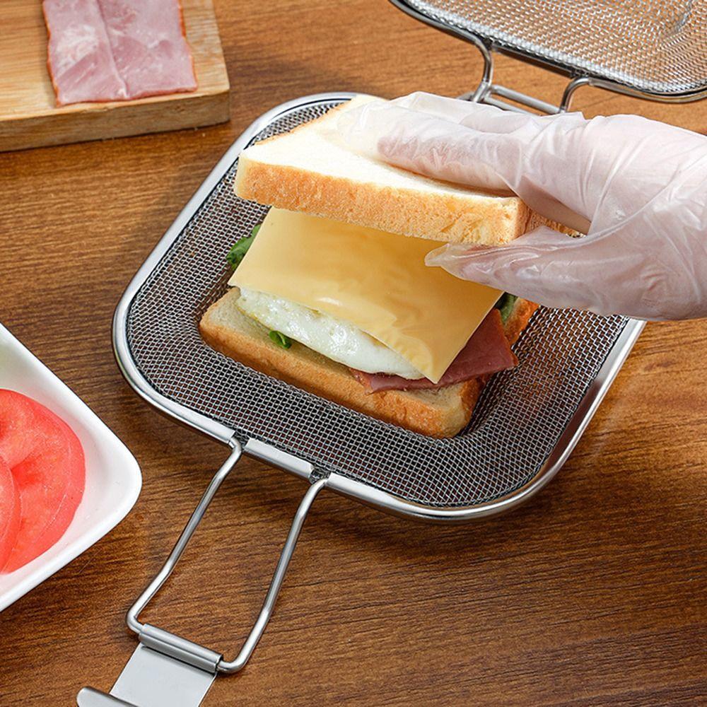 Rete Tostapane Multiuso Clip per Colazione Macchina per Sandwich Padella per Sandwich Pressa per Panini