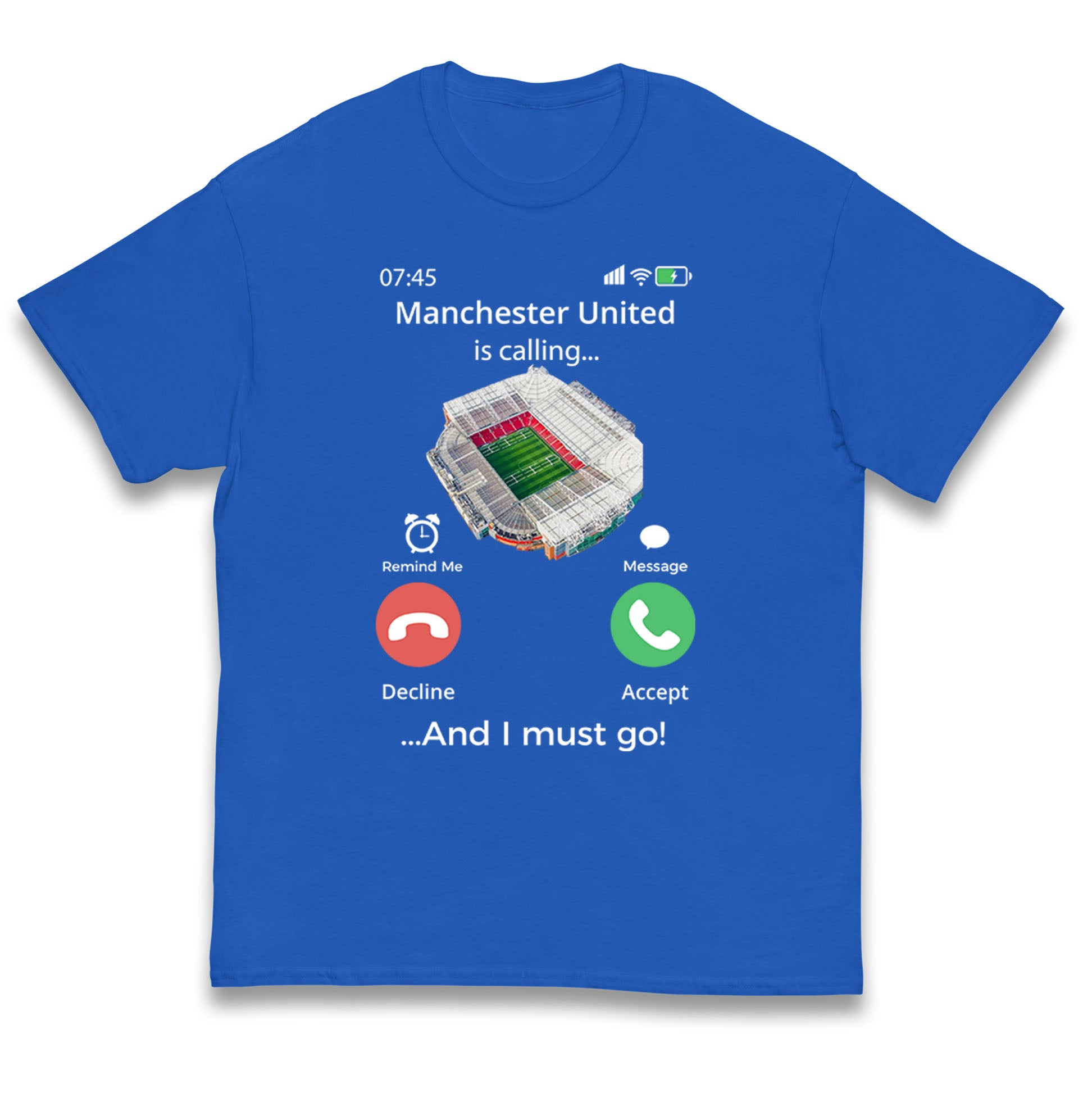 Manchester United Football Kids T Shirt Manchester United Is Calling Top 140