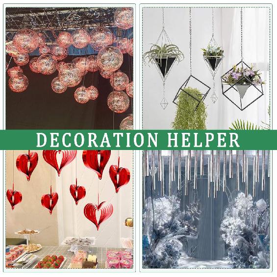 20 Pieces Metal Drop Ceiling Hooks Stainless Steel Ceiling Hanger T-Bar Track Clip Suspended Ceiling Hooks for Hanging Plants Office Classroom