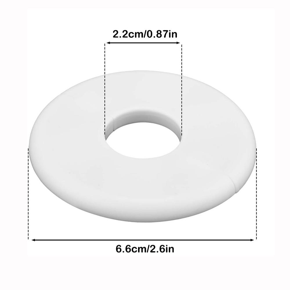 Self-adhesive Water Pipes Hole Cover White Wall Split Flange Faucet Kitchen Toilet Decorative