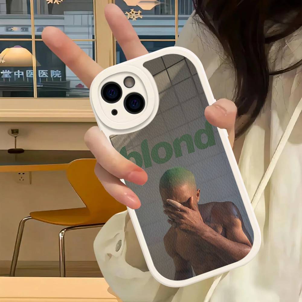 Frank Blonde Oceans Phone Cover For IPhone 16 15 14 13 12 11 Pro Max Plus Leather Soft Case