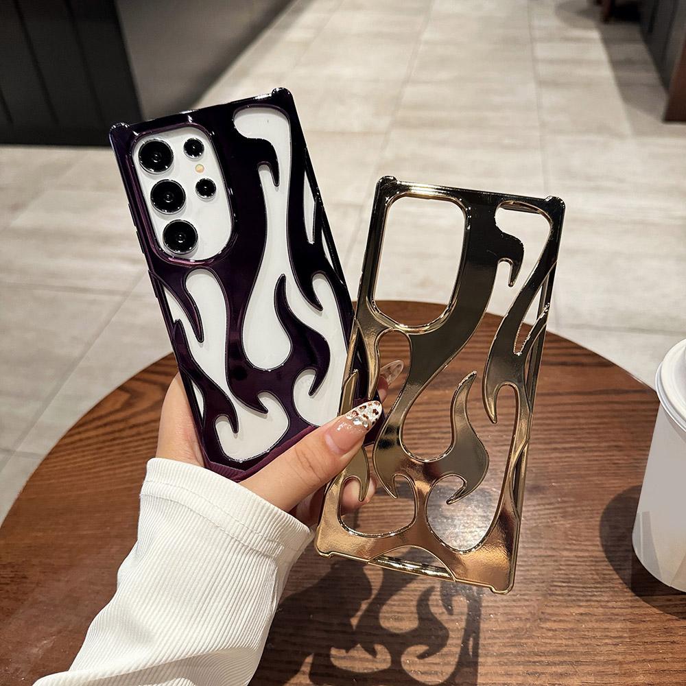 Phone Cases for iPhone 11 13 16 ProMax iPhone 14 15 ProMax 12 13 ProMax 13 Pro 14 Pro Samsung A55 A54 S25 S24 S23 S22 Ultra Flame Shell Cool Advanced