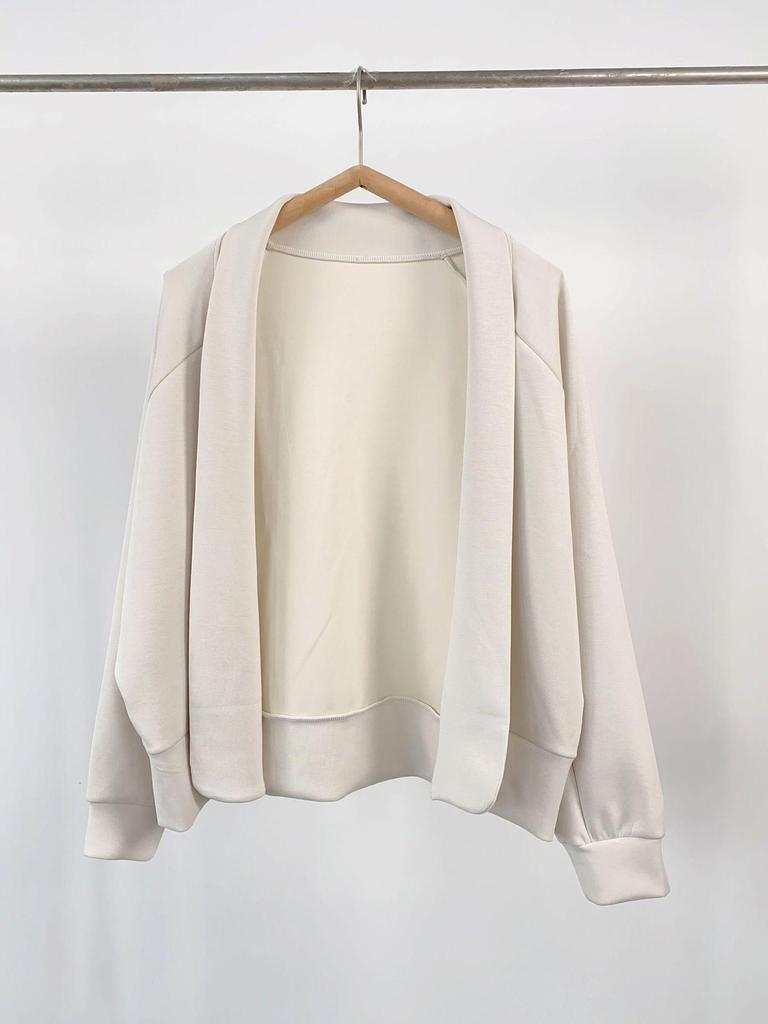 Vielseitiger Fledermausärmel-Schal: Schlankmachender Herbst/Winter-Cardigan für Yoga & Freizeitkleidung