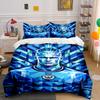 Geometric Portrait, Manchester City. Bedding Sets Duvet Cover Sets Duvet Covers Pillowcases(1 * Duvet Cover 2 * Pillowcases, Without Duvet Insert)