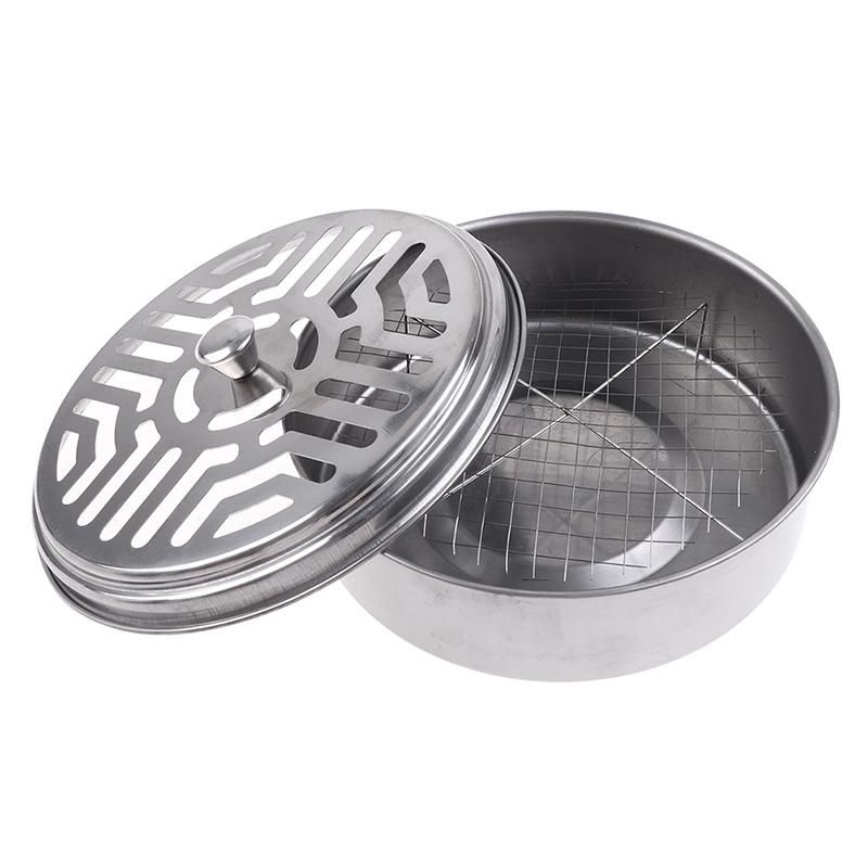 Mosquito Coil Holder Coil Incense Burner With Mesh Stand Camping Garden