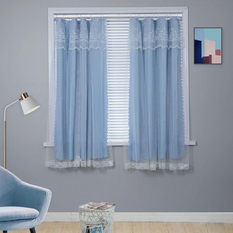 Punch-Free Solid Color Blackout Curtains for Dorms & Bedrooms