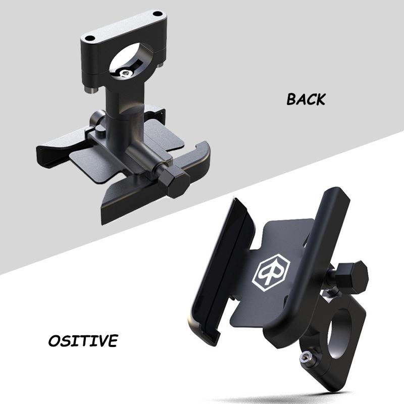 For PIAGGIO Liberty125 MP3 500 Medley Beverly 300 ZIP50 X7 X9 Accessories Motorcycle Handlebar Mobile Phone Holder Stand Bracket