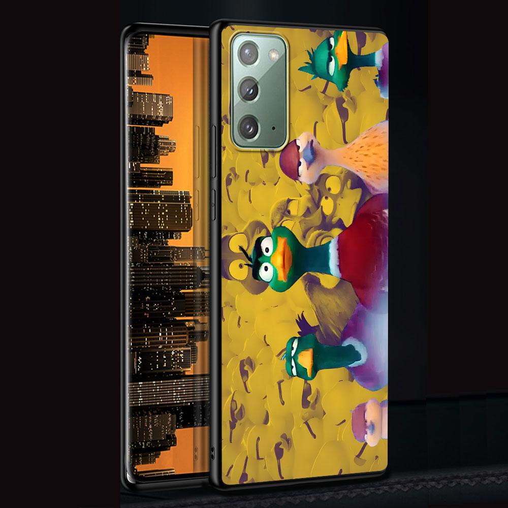MIGRATION Cartoon Case for Samsung Galaxy Note 20 Ultra 8 10 Lite 9 TPU Phone Cover Note 10 Plus Black Soft Shell Funda Capa
