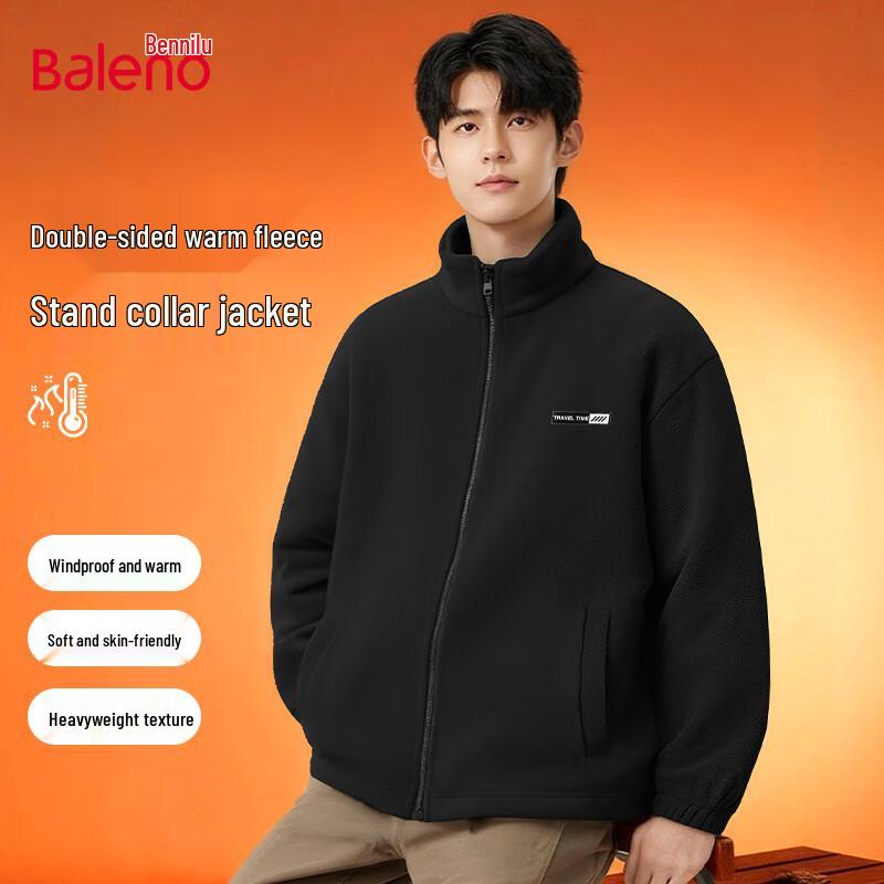 Baleno Men's Winter Plush Lined Casual Jacket
