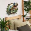 Cartoon Wanddurchbruch Wildes Dinosaurier Männchen Schlafzimmer Spielzimmer Dekorative Wandaufkleber