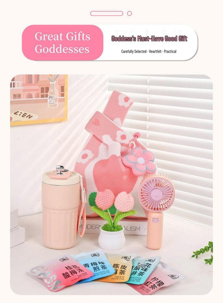 International Women's Day High-End Gift Box: Customizable Logo Souvenir for Female Employees and Clients