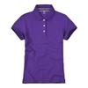 Korean Style Women's Slim Fit Short Sleeve Polo Shirt