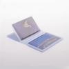 6/10/12 Sheets Cute Semi Transparent Pvc Folded Credit Card Holder Inner Pages Office Supplies