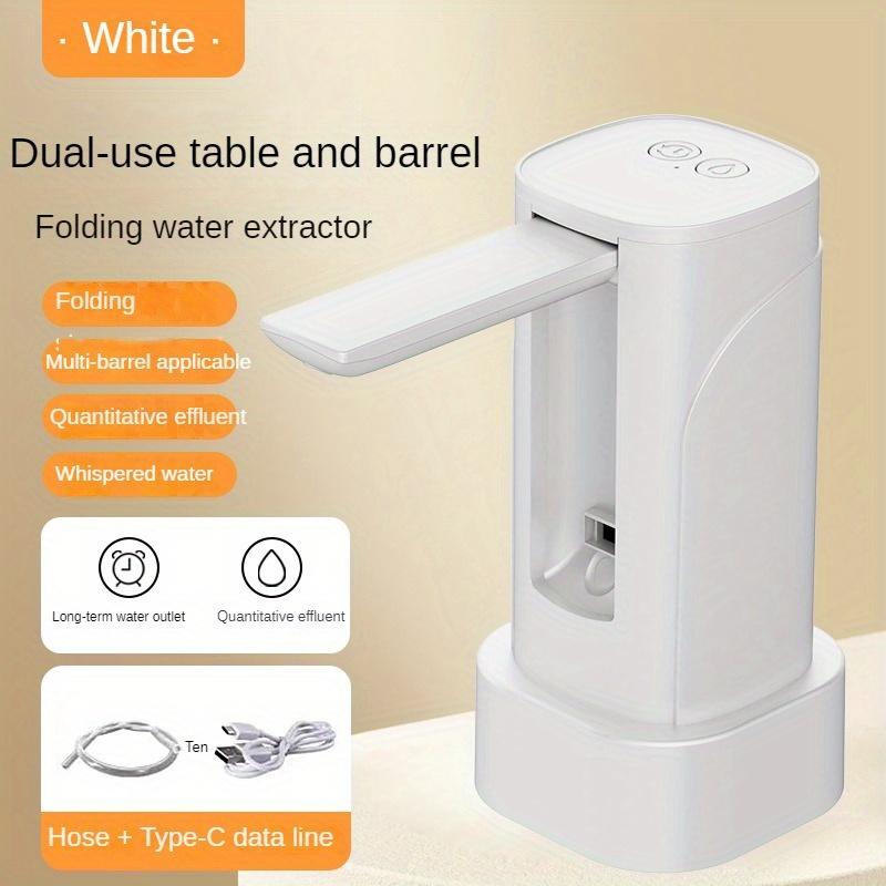 

Складной водяной насос для питьевой воды, автоматический электрический насос для дома, насос для питьевой воды, портативный электрический диспенсер для воды белый