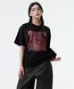 Nasttingijeubeleoldaenmi Geometry Lettering Tee_Black