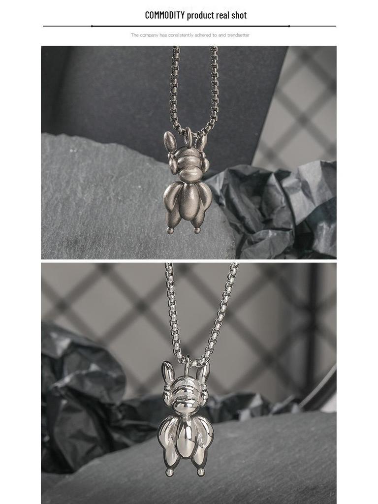 Twelve Zodiac Dragon Titanium Steel Necklace - European & American Original Design