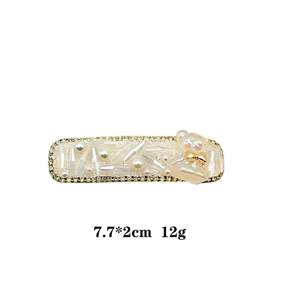 Seamless Hairpin Back of The Head Side Clip Rhinestone Hairpin Fashionable Temperament Side Hairpin