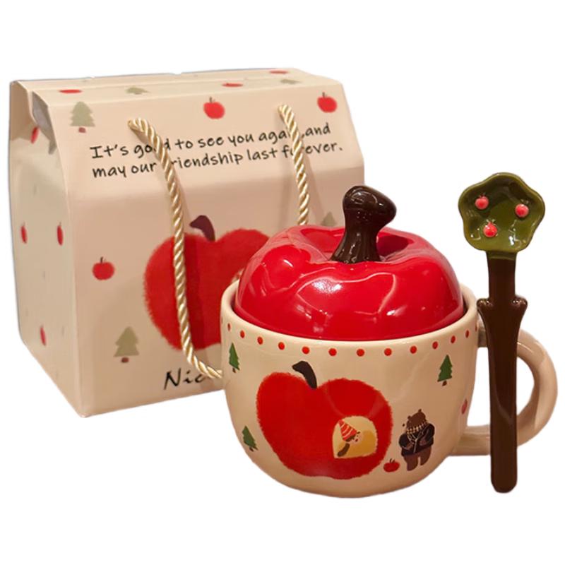 Jimi Apple Bear Ceramic Mug Gift Set