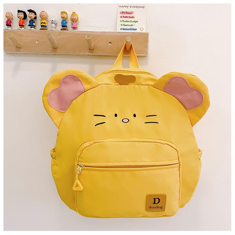New Schoolbag Cute Cartoon Animal Lightweight Baby Backpack Fresh Primary School Schoolbag