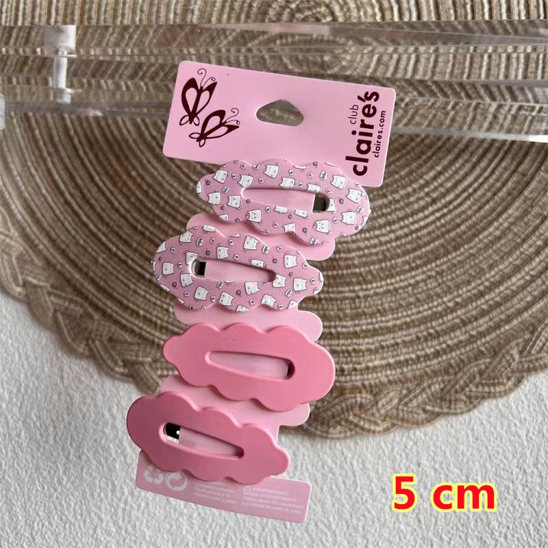 Kawaii Printed BB Clips Hairpins Set Women Children Girls Kid Hair Pins Barrettes Accessories Hairgrips Headdress Ornaments