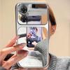 Case for Xiaomi Redmi Note 12 5G,POCO X5 5G Trending Big Window Cover Mirror Phone Casing