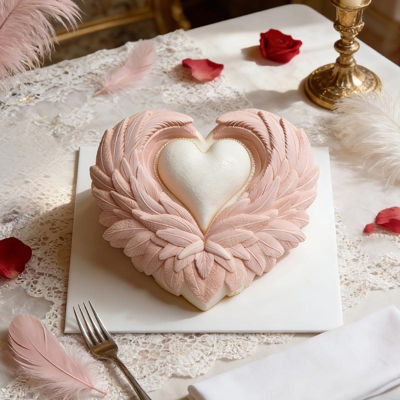 Unique Heart Silicone Molds Fondant Mousses Cake Molds Making Pastry Chocolate Molds Baking Decorating Tool Nonstick