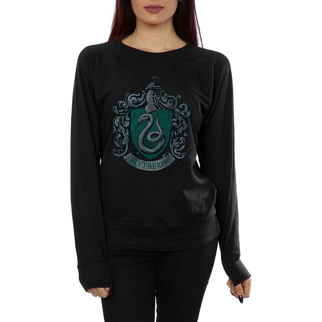 Harry Potter Womens/Ladies Slytherin Cotton Sweatshirt