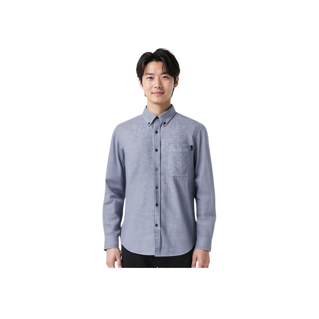 Timberland Outdoor Long Sleeve Casual Breathable Shirt Men shirts Deep-Sapphire-Blue A692U-B68